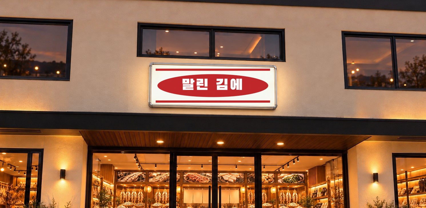 잔잔슈퍼형 빨간 타원 라이트박스