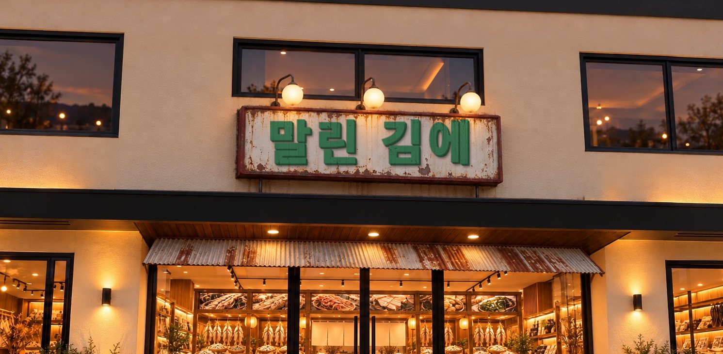 오래된 간판형