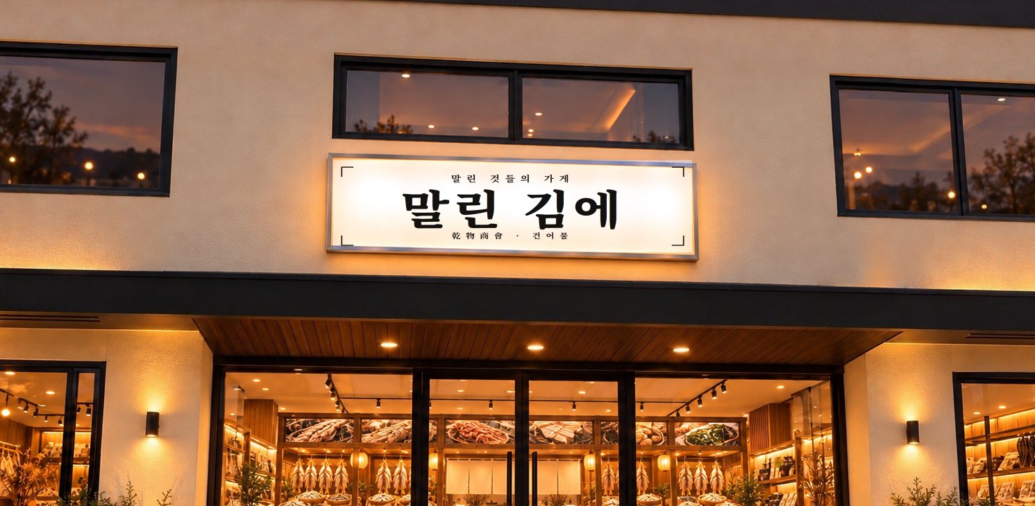 수기소금형 스텐 전광 간판