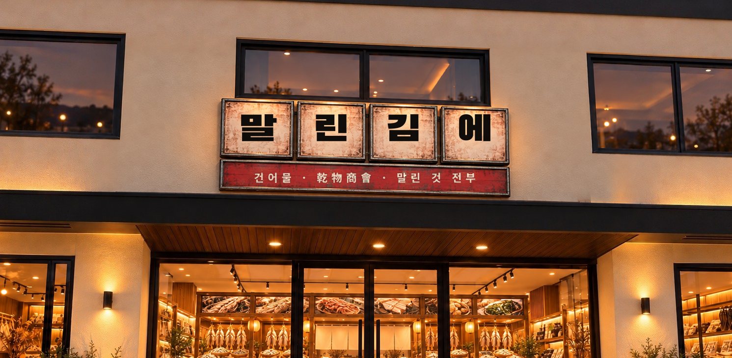 일육식당형 글자당 한 판